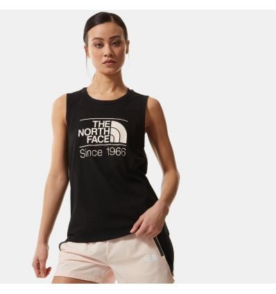 Camiseta de tirantes The Face Foundation (Tnf Black) para mujer Alpinstore