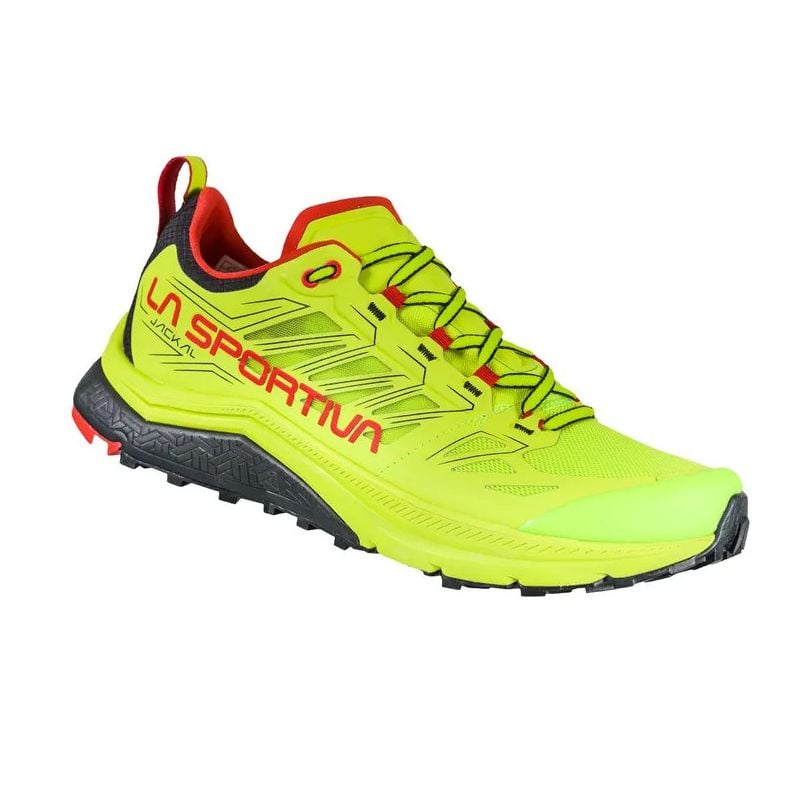 La Sportiva Jackal (Neon/Goji) trail shoe for men