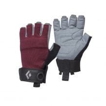 Black Diamond Crag Half-Finger-Kletterhandschuhe (Bordeaux) Frau