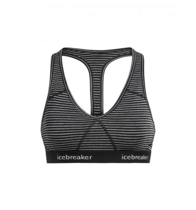 Sport-BH Icebreaker Sprite Racerback Bra - gritstone hthr