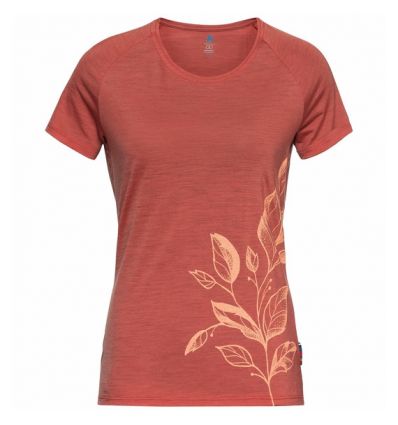 T-shirt ODLO Concord (burnt Sienna - Vine Graphic) Femme
