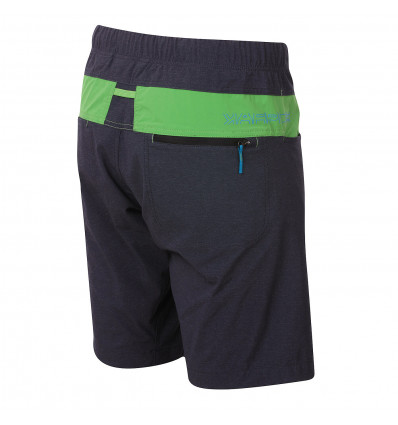 Pantaloncini Karpos Dolada (grigio derk/verde mela) uomo - Alpinstore