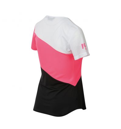 Odlo Bluse Sportswear Blouse Short Sleeve Check out Camisa/Camiseta para Mujer