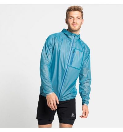 Odlo ZEROWEIGHT DUAL DRY Waterproof Reflective Running Jacket For Men 