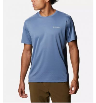 T-shirt Columbia Zero Ice Cirro-Cool (Bluestone, Collegiate Navy) Man -  Alpinstore