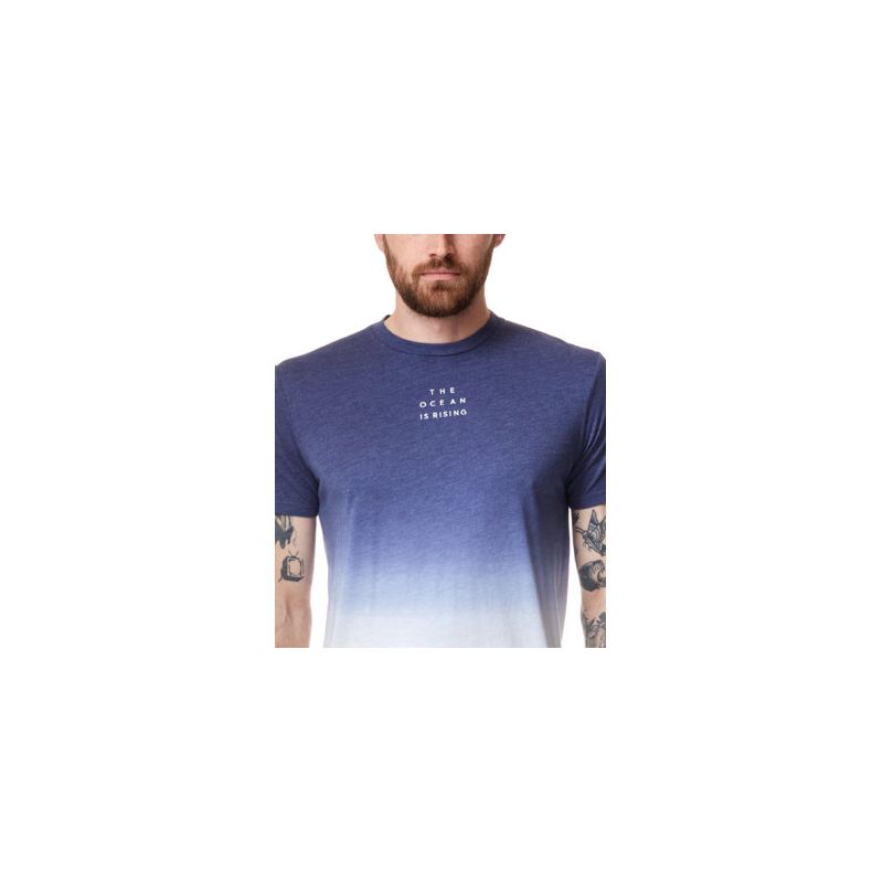 Camiseta Tentree Dip Dye para hombre (Dress Blue Dip Dye)
