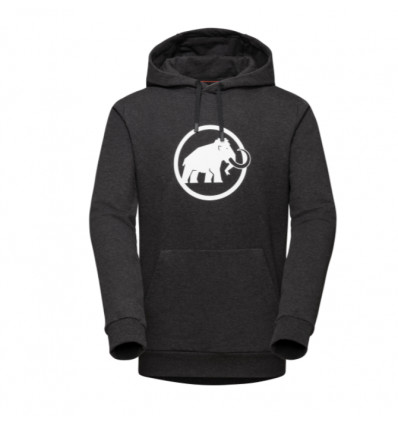 Sudadera Mammut Logo ML para hombre (Black Melange PRT1) - Alpinstore