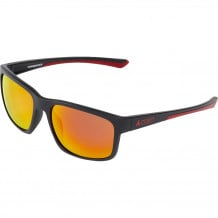 Cairn Schwimmen Sonnenbrille (polarisierte Matte schwarz rot)