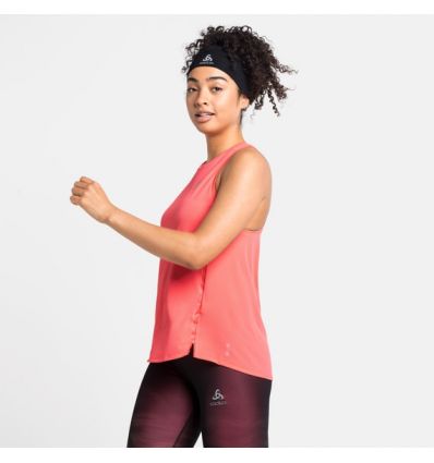 Hardlooptanktop Odlo Zeroweight Engineered Chill-Tec (siesta) Dames -  Alpinstore