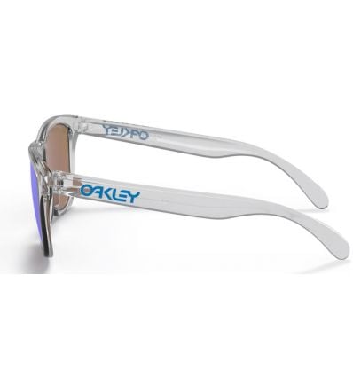 Oakley Sunglasses Frogskins Crystal Black / Prizm Sapphire Irid Polarized  Lens - Local Cycle Co