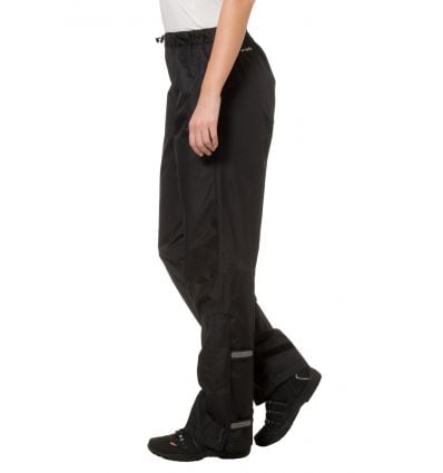 Pantalon pluie Vaude Fluid Pants (black) Femme - Alpinstore