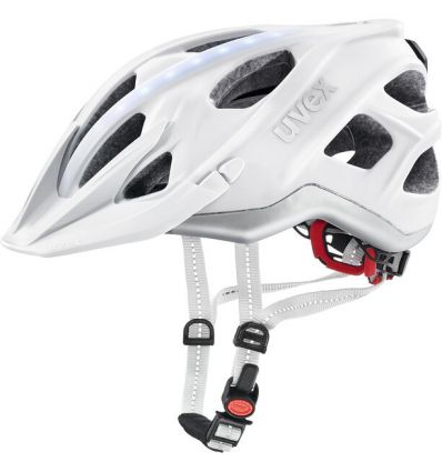UVEX City Light Urban Bike Casco (Bianco Mat) - Alpinstore