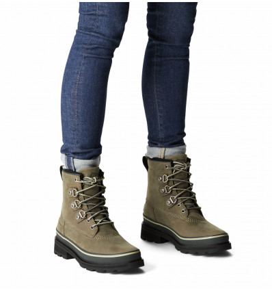 Sorel Lennox Street Boot Wp (sage, Dark Moss) Zapatos de invierno para mujer  - Alpinstore