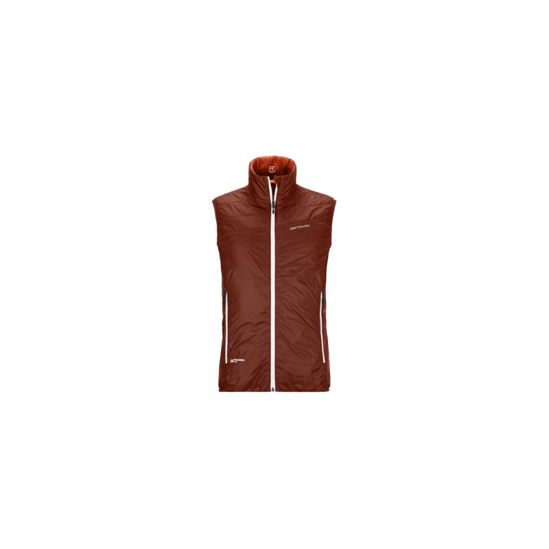 Mouwloze jas Ortovox Swisswool Piz Cartas Vest (Clay Orange) man