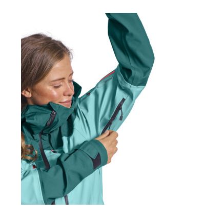 Freeride jacket Ortovox 3l Guardian Shell Jacket (Pacific Green) woman -  Alpinstore