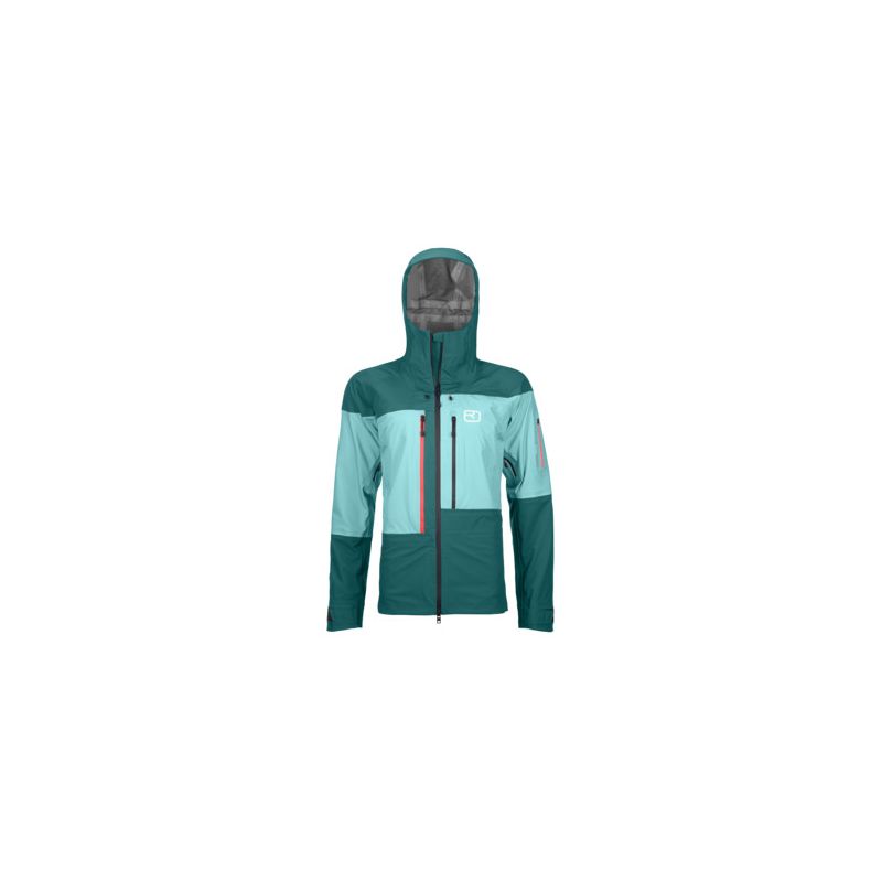 Freeride-takki Ortovox 3l Guardian Shell Jacket (Pacific Green) nainen