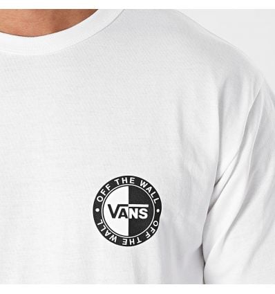 Tilhører Addiction Ernest Shackleton Long sleeve T-shirt Vans Mn Off The Wall Classic Slanted Check Ls (White)  man - Alpinstore