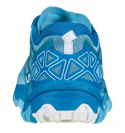Zapatilla de trail La Sportiva Bushido II (Pacific Blue/Neptune) para mujer  - Alpinstore