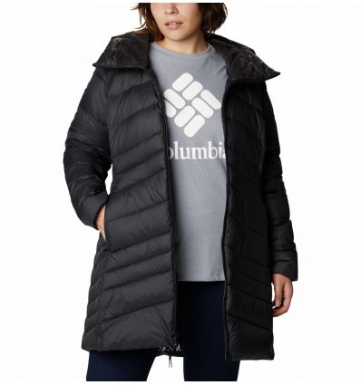 Ropa de abrigo de plumón de mujer de invierno Chaqueta larga acolchada de  algodón Down Plus Size
