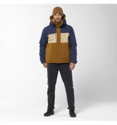 Chaqueta impermeable para hombre LAFUMA Lapland Warm (Cognac/Eclipse Blue)  - Alpinstore