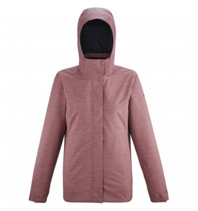woman in Pobeda jacket - Millet (Pink Waterproof 1 3 brown) Alpinstore