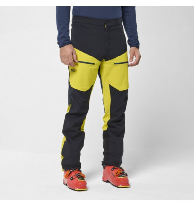 Pantaloni antivento Millet Trg Sh Ii da uomo (BLACK/WILD LIME) - Alpinstore