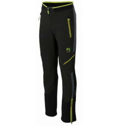 KARPOS Alagna Plus Evo Pantaloni da scialpinismo (Nero Asfalto Giallo Fluo)  Uomo - Alpinstore