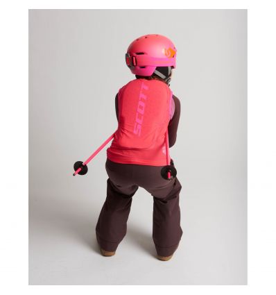 Gilet de protection ski junior Scott AirFlex (High Viz Pink) enfant -  Alpinstore