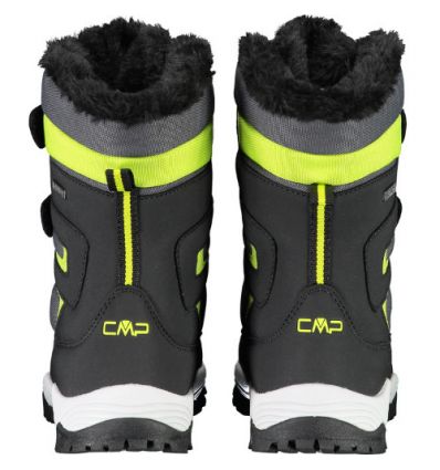 Botas de nieve CMP Kids Hexis Snow Boot Wp (Negro Verde) niños - Alpinstore