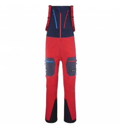 Pantalón con peto de mezclilla MILLET TRILOGY Trilogy GoreTex para hombre  (Rojo/De color oscuro) - Alpinstore