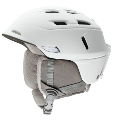 Casco snowboard Smith Mission helmet uomo donna bianco