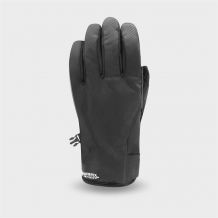 Kort windstopper softshell racer handske (SORT HVID)