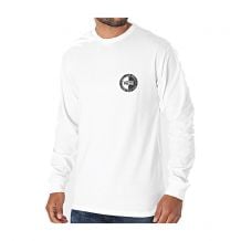 Long sleeve T-shirt Alpinstore Vans man Off Check The Ls - Classic Mn (White) Wall Slanted