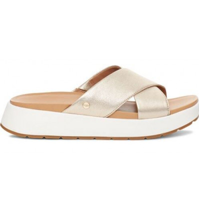 Sandalias UGG Emily para mujer (oro metálico) - Alpinstore