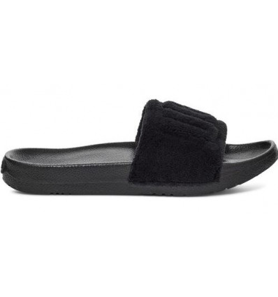 Women's UGG Mahalia (black terry) sandals