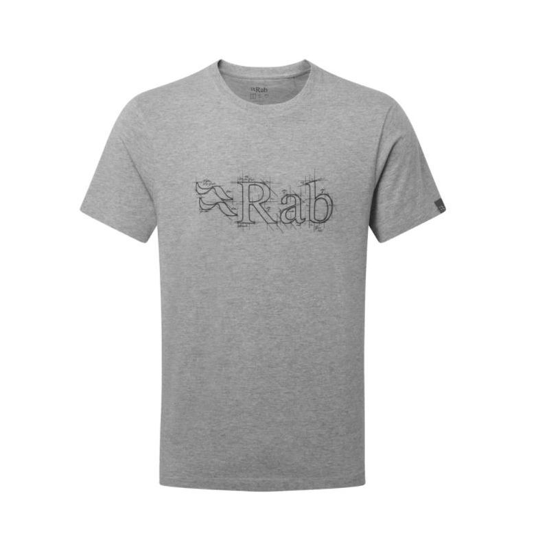 Rab Stance Sketch (Grey Marl) T-Shirt für Männer