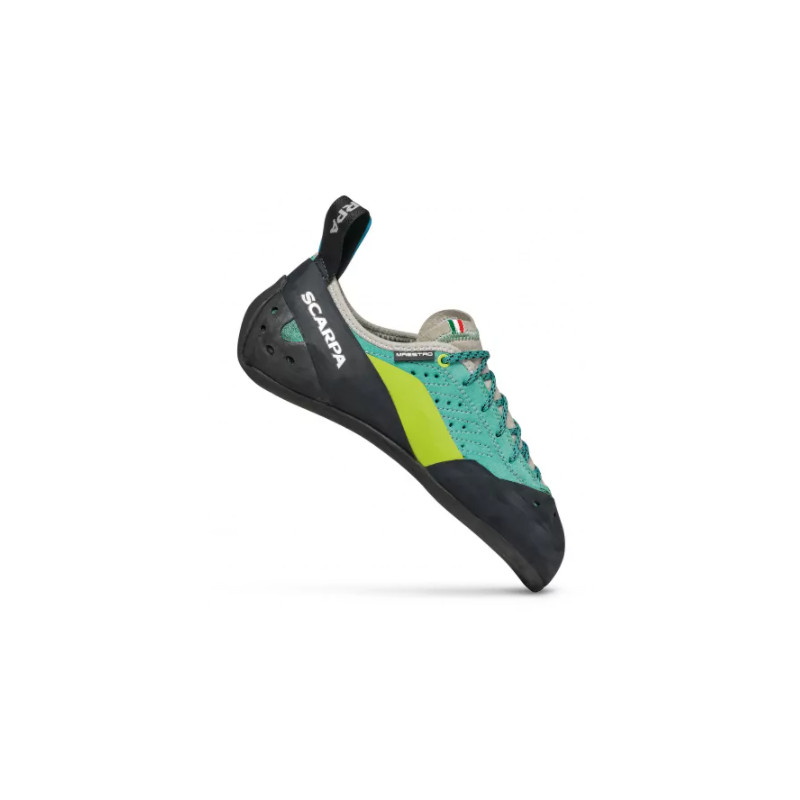 Zapatos de escalada Scarpa Maestro (Verde azul) mujer