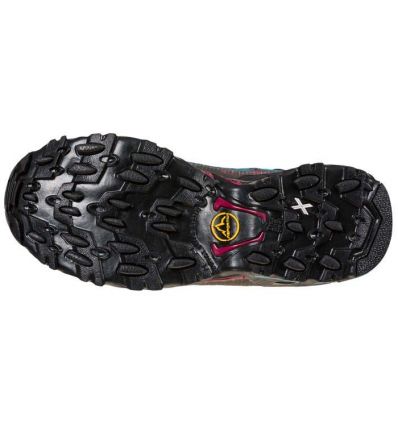 Zapatillas de trail para mujer La Sportiva Ultra Raptor Ii Mid Woman Gtx  (Black/Topaz) - Alpinstore