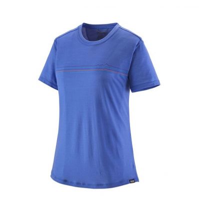 Camiseta Patagonia Cap Cool Merino Graphic (Float Blue) mujer - Alpinstore
