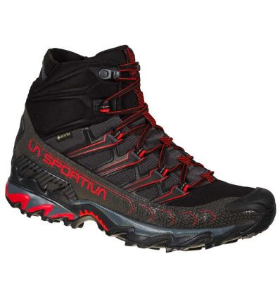 La Sportiva Ultra Raptor II Mid Gtx schoen (Zwart/Goji) - Alpinstore