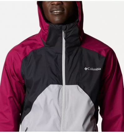 Chaqueta Columbia Rain Scape™ (negro, cebolla roja, gris Columbia) Hombre -  Alpinstore