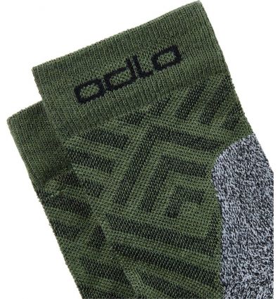 Socks Odlo Quarter Ceramicool (Loden Frost) - Alpinstore