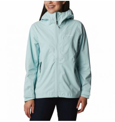 impermeable Omni-tech™ Ampli-dry™ Shell (Icy Morn) Mujer - Alpinstore