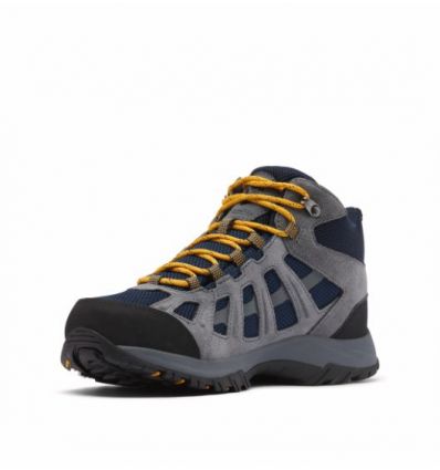 Botas de montaña Columbia Redmond™ III Mid Waterproof (Collegiate Navy,  Bright Gold) para hombre - Alpinstore