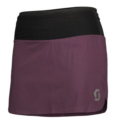 Women's short skirt Scott Rc Run (dark purple/black) - Alpinstore