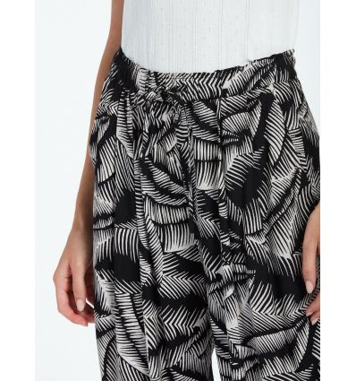 Volcom Stay Palm Pants (Black/White 