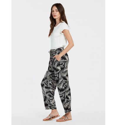 Volcom Stay Palm Pants (Black/White 