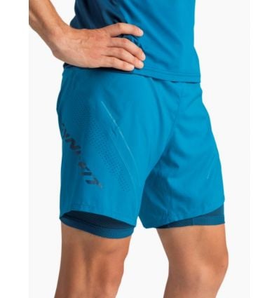 Dynafit Alpine Pro 2in1 (reef) running shorts for men - Alpinstore