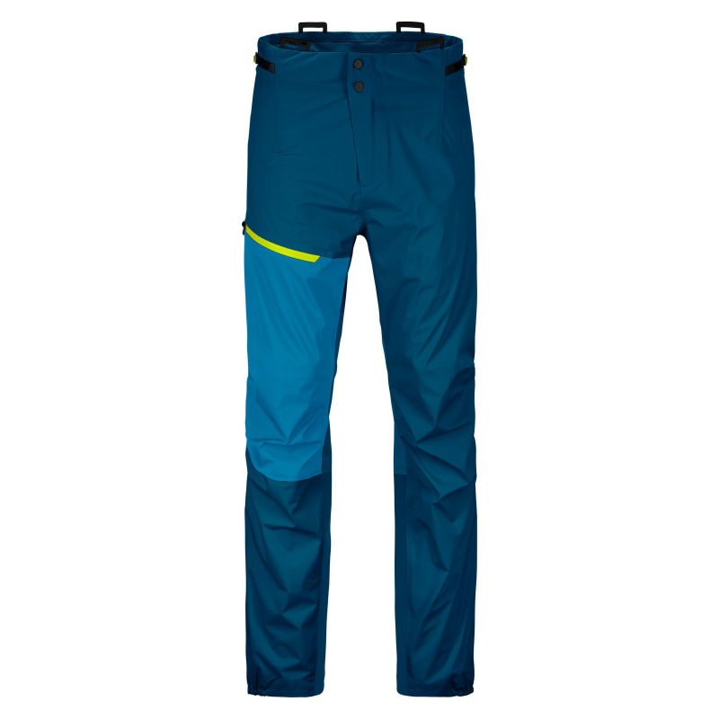 Pantalon Softshell ORTOVOX Westalpen 3l Light Pants (petrol blue) homme