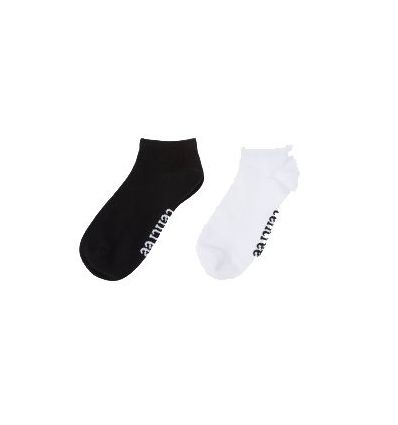 Tentree Ankle Socks Pack (White/Jet Black) - Alpinstore